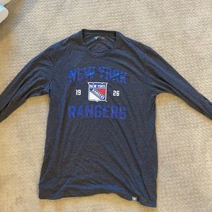 New York rangers grey long sleeve (medium)